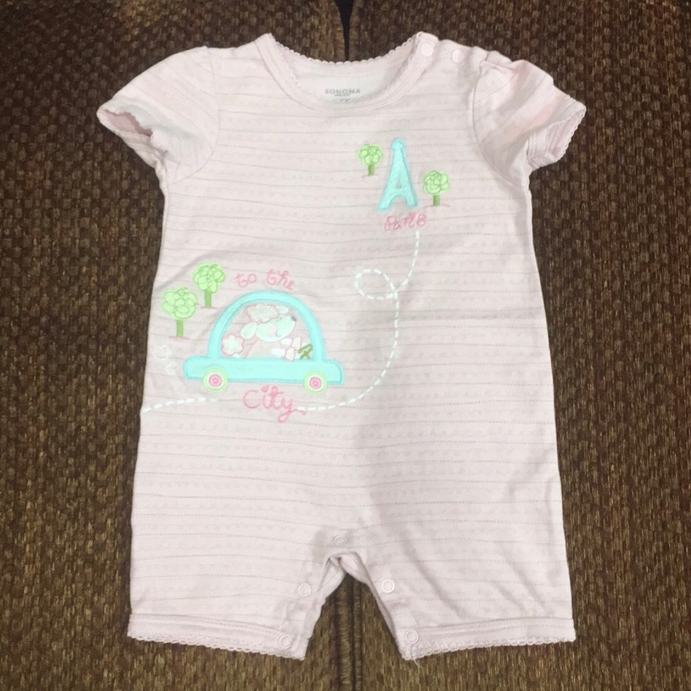 ๐ SONOMA ๐ COLLECTION 2 ADORABLE KIDS JUMPSUITS . - Picture 8 of 12